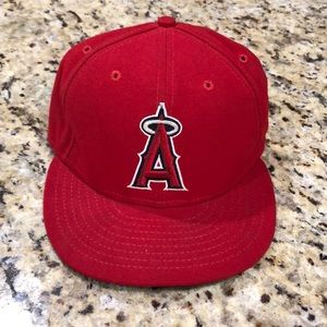 Angels flex fit baseball hat size 7 3/8